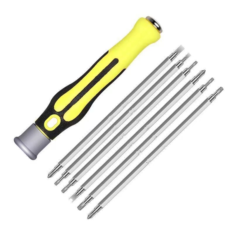 Juego de combinación de destornillador de flor de ciruelo tipo 12 en 1u