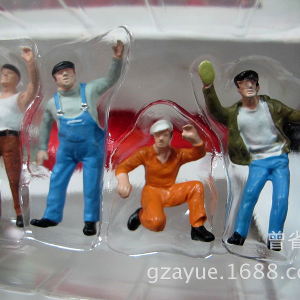 Comercio exterior 1:50 vehículo de ingeniería escena de juguete muñeca sitio escena accesorios trabajador muñeca escena personaje