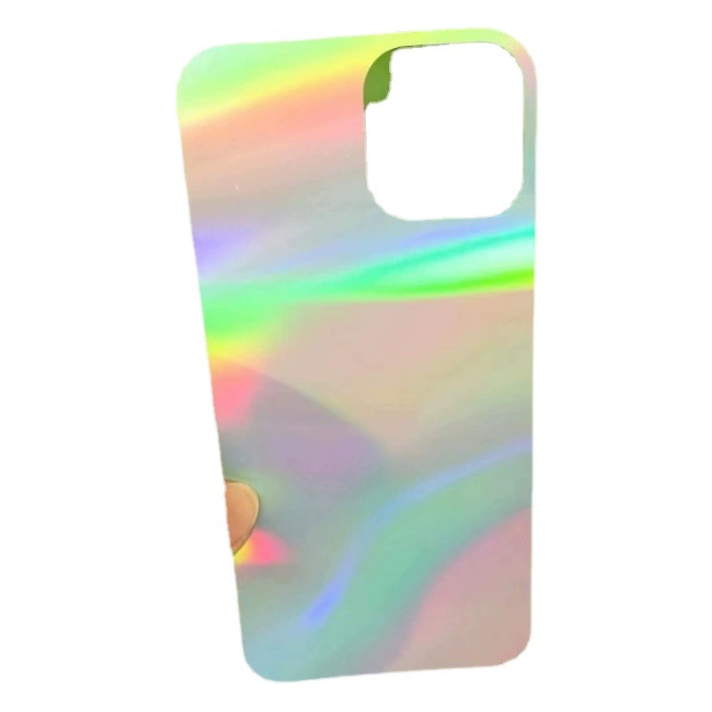 Задняя карта Love подходит для мобильного телефона Apple Huawei Samsung, красочный картонный зеркальный чехол с прозрачным сердцем для мобильного телефона