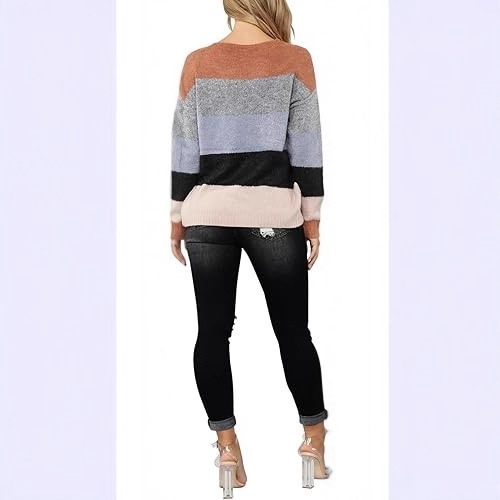 Women's Jeans Fashion Stretch Distressed Denim Pants Cowboy Button Placket Pockets Casual Mid Waist Vintage Pants