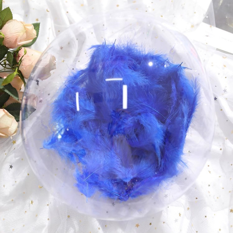 Red rojo iluminante pluma bobobo bola estand día de San Valentín mano con lámpara de globo material paquete de cumpleaños props