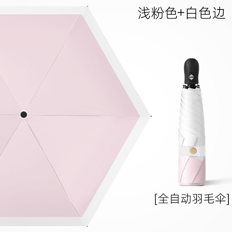 70% off 超軽量傘 全自動超軽量羽根傘 ブラックコーティング 紫外線防止 日傘 広告ギフト傘 ロゴ印刷|undefined