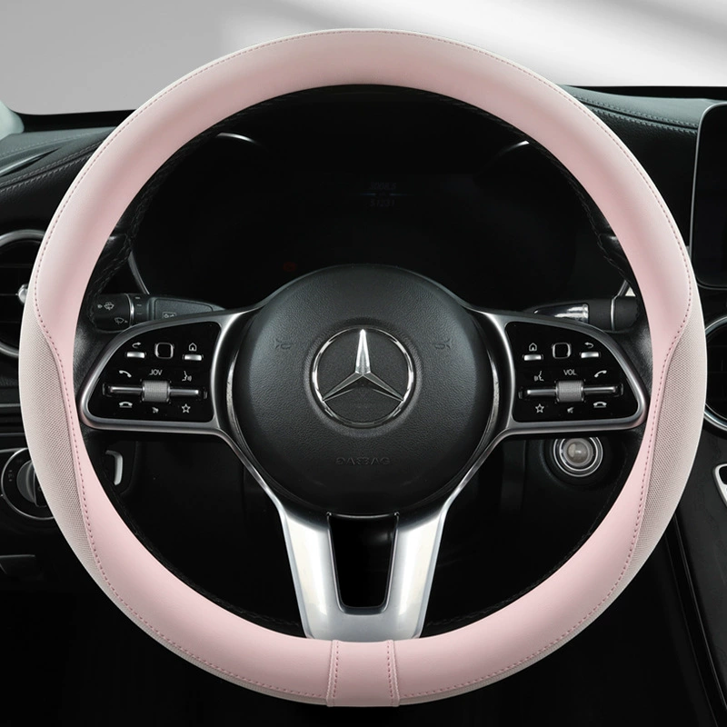 Фабрика прямых продаж новый кожаный ледяной шелк Four Seasons Автомобильный комплект рулевого колеса для мужчин и женщин
