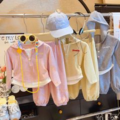 2025秋装新款女童糯米绒套装小女孩休闲运动连帽上衣裤子两件套潮