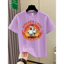 R 49912 Heart printed kids' short sleeve ����ӡ����ͯ����