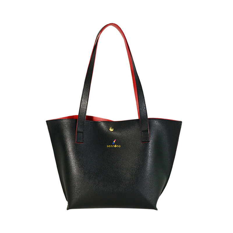 珠宝品牌全PU手提袋送礼品美国 简易款式防水软皮收纳女包印logo