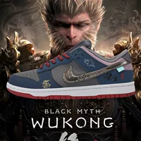 Мужские кроссовки Putian aj sb black myth Wukong Joint Limited Edition, парные кроссовки в стиле Dunk, черно-белые панда-кроссовки для женщин