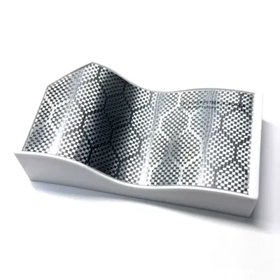 Color-Changing Film for Car Body | Auto Color Change Film - pet-matte-electroplated-honeycomb-silver-152m17mroll-supports-slitting