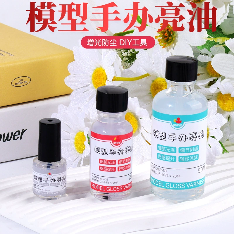 Быстрая сушка на водной основе блестящий слой масляного уплотнения ультра-легкий глиняной глиняной глиняной глиняной глиняной гипсовой куклы модель инструмента лак