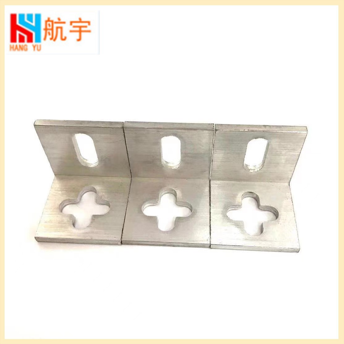 厂家销售幕墙铝合金阳极氧化配件不锈钢直角码挂件L型挂件异性