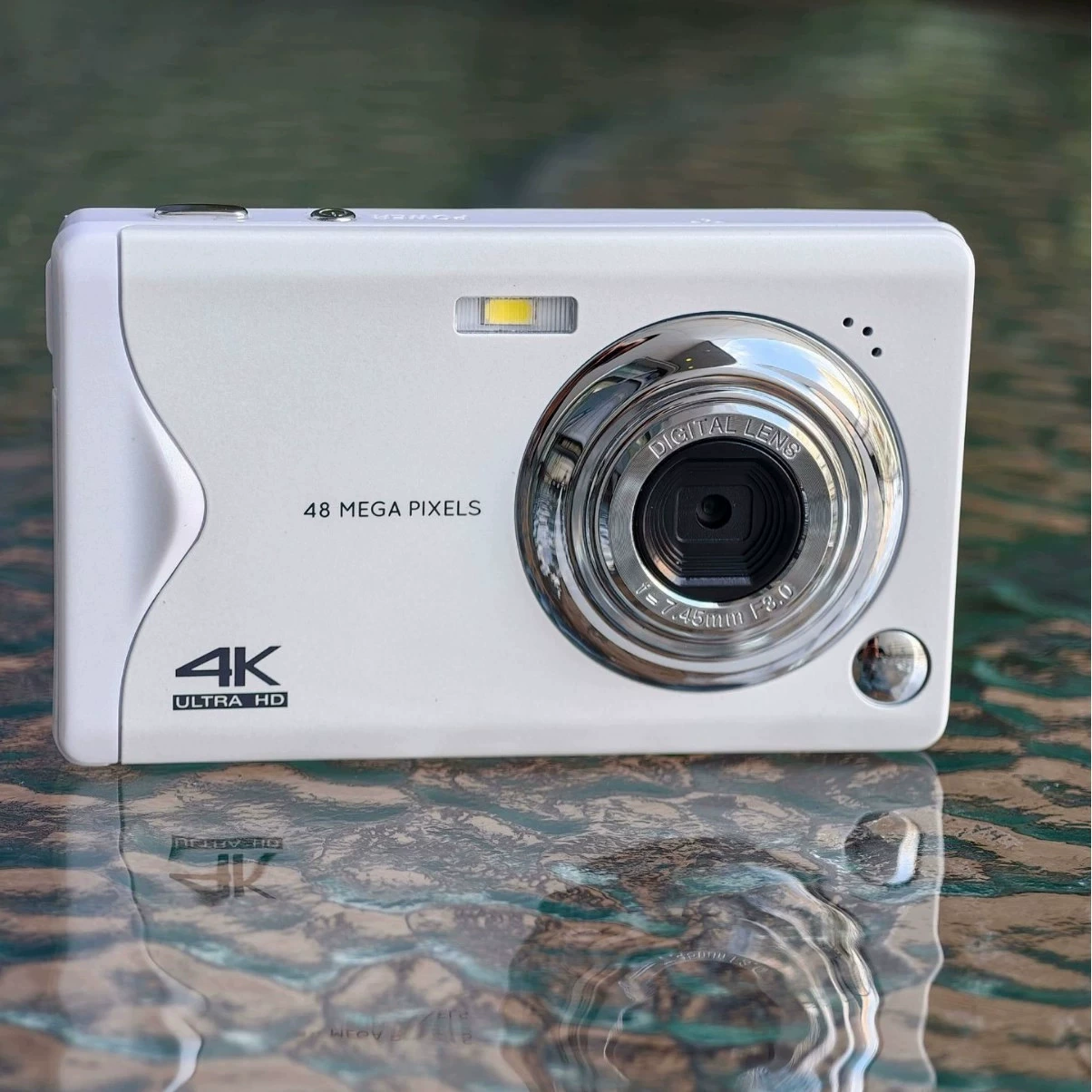 4K CCD студенческая цифровая камера, 2.8-дюймовый экран, автофокус, 20 фильтров, компактная 48 МП