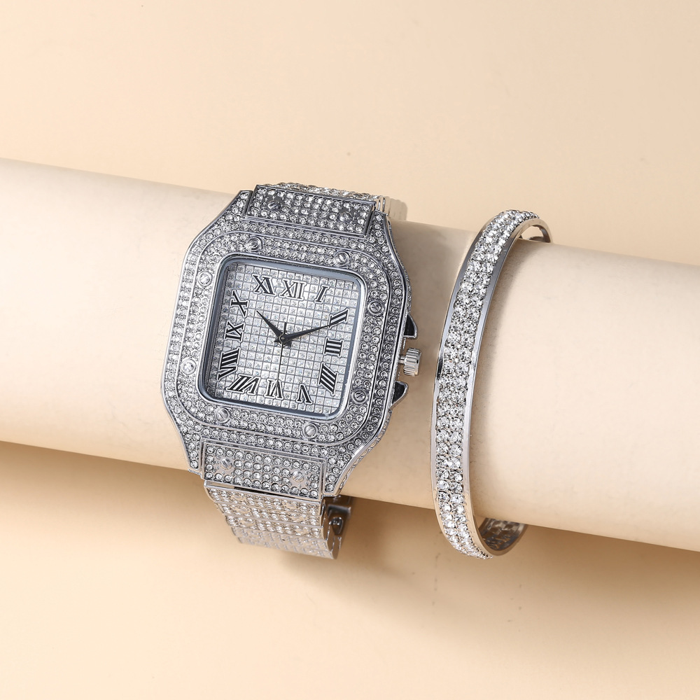 Silver with diamonds (watch only) HS2512-017-01