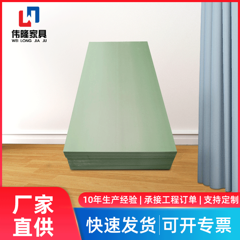 Army Green Pvc Bed Board 15mm Thickeneded Anti-Bedbug Waterproof Flame Retardant Plastic Bed Board High Density Pvc Bed Board Solid