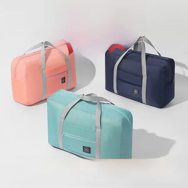 Travel Folding Bag Can Be Used as a Trolley Case, Travel Storage Bag, Large-Capacity Moving Luggage, Clothes Organizing Bag, Maternity Bag