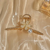 Acrylic hairgrip, big crab pin, hair accessory, shark, hairpins, simple and elegant design, South Korea, wholesale