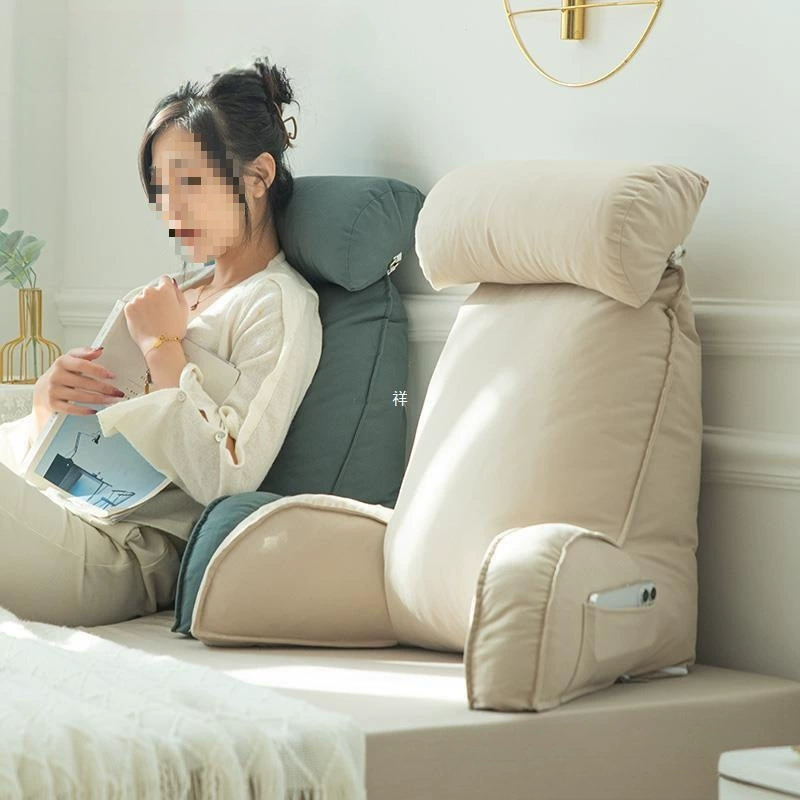 Мягкая прикроватная подушка, большая подушка для спины, подушка для кровати, подушка для шеи, подушка для общежития, студенческая простая подушка для дивана, поясничная подушка