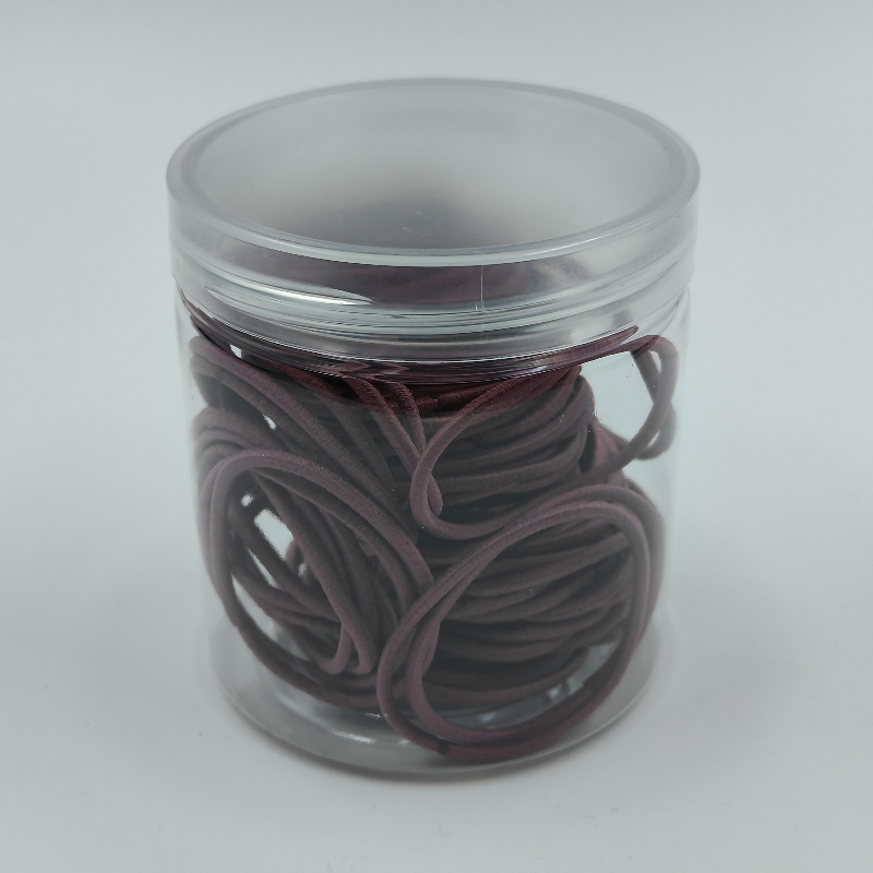 Fábrica directa enlatada de alta elasticidad no daña cabello de cabello de chicas anillo de toalla simple banda de goma cabello de cabello anillo de cabello de bebé