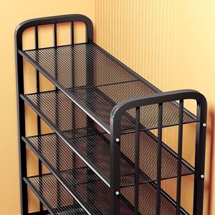 Shoe Rack for Home Entrance Multi-Layer Iron Shoe Cabinet Large Capacity Metal Mesh Shoe Rack Indoor and Outdoor Simple Storage Rack