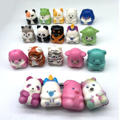 動物のスローリバウンドピンチ 24 クロスボーダー PU ブラインドボックス減圧小さなおもちゃスクイーズ漫画ガシャポン人形