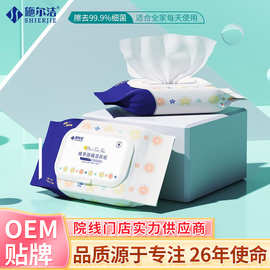 私处抑菌清洁湿巾经期痔疮50抽湿厕纸家用可冲纯水湿厂家批发植萃