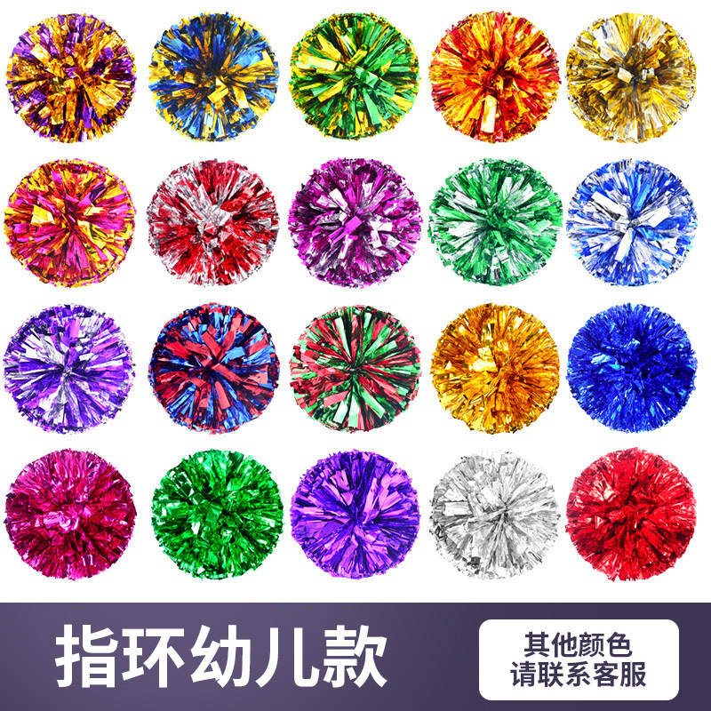 Flor bola de la flor porristas bola de la flor de la mano que sostiene la flor juegos de deportes mano que sostiene apoyos alegría apoyos en stock