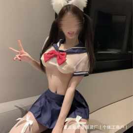 情趣内衣女式性感甜心宫廷绑带分体百褶短裙学生套装
