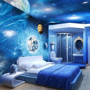 5D Cosmic Starry Sky Decoration Background Wallpaper Children's bedroom theme room wallpaper ktv ceiling workshop cloth