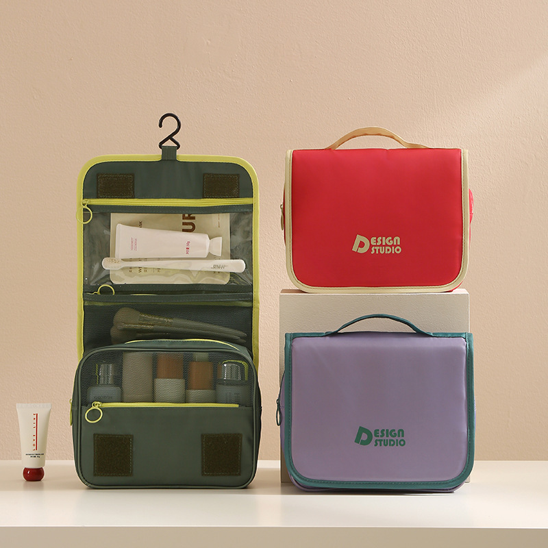 Bolsa de lavado impermeable de dopamina Bolsa de lavado de maquillaje multifuncional de gran capacidad Bolsa de cosméticos portátil portátil