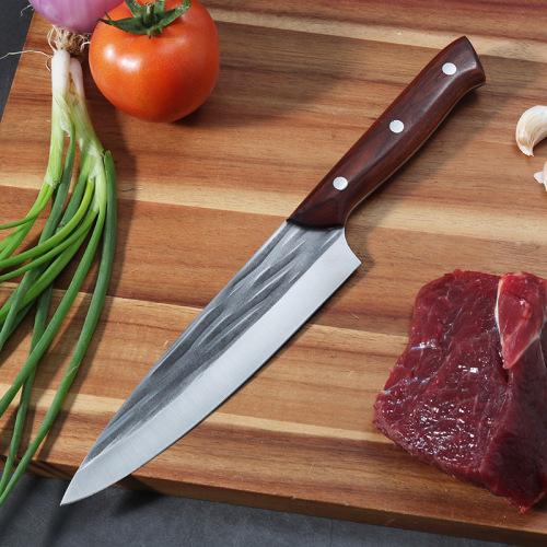 Hand-forged chef's knife, high hardness 7.5-inch rosewood Western-style knife, sharp kitchen fish knife