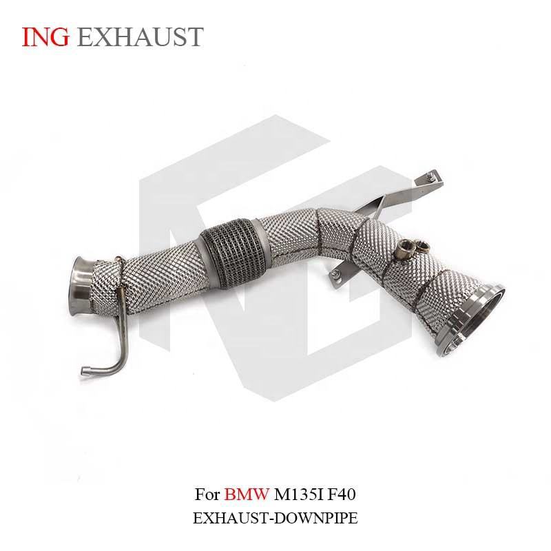 Suitable for BMW M135i F40 with hood stainless steel muffler exhaust system downpipe