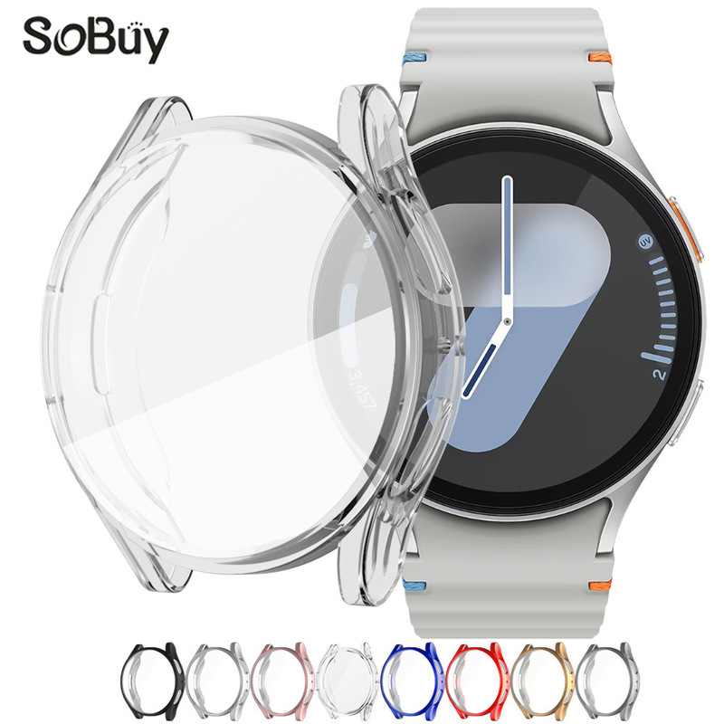 Suitable for Samsung Galaxy Watch 7 Fe Watch Case Tpu Soft Shell Watch6/5 Protective Cover 40/44mm Suitable for Samsung Galaxy Watch 7 Fe Watch Case Tpu Soft Shell Watch6/5 Protective Cover 40/44mm