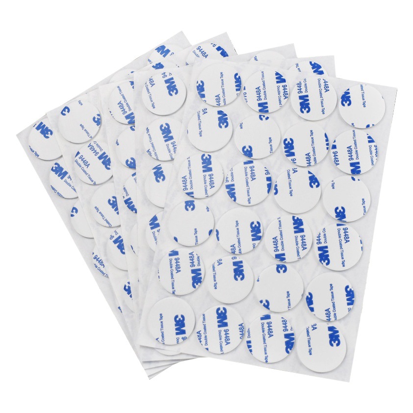 Adhesivo de doble cara redondo blanco de 3mm Adhesivo de doble cara de espuma eva gruesa Adhesivo de doble cara de espuma fina de espuma fuerte Esponja de doble cara