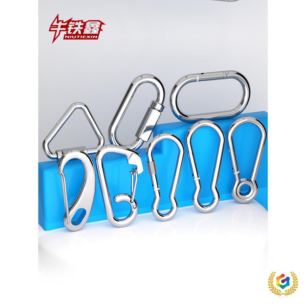 ♧304不锈钢弹簧扣 扣链条连接扣绳索卡钩锁扣葫芦扣登山保险