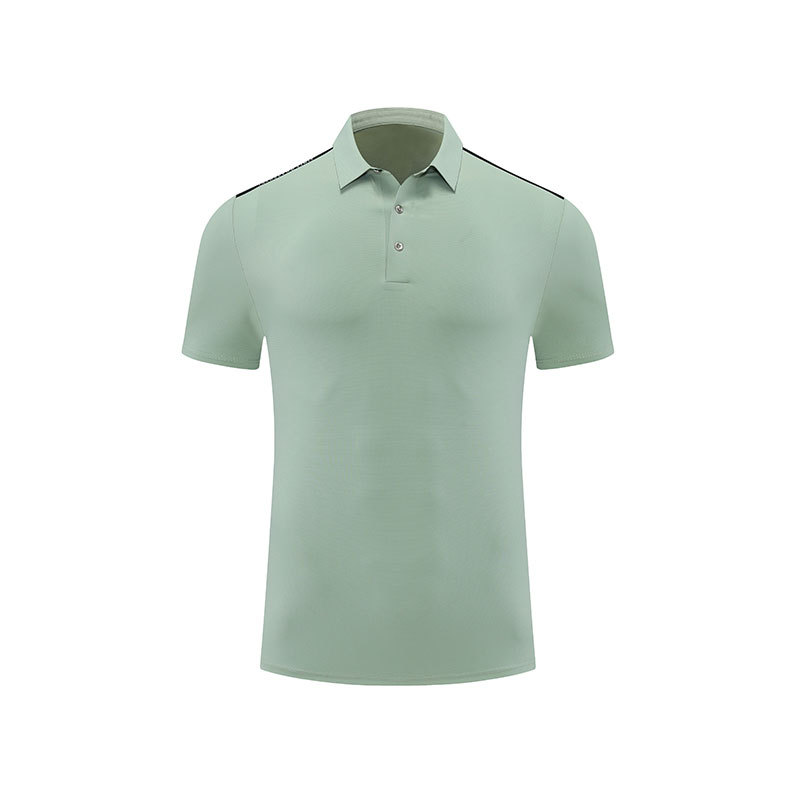 Camiseta de hombre de manga corta de golf con estampado casual, ropa de tiro que absorbe el sudor, ropa de secado rápido para fitness al aire libre, camisa POLO para hombre