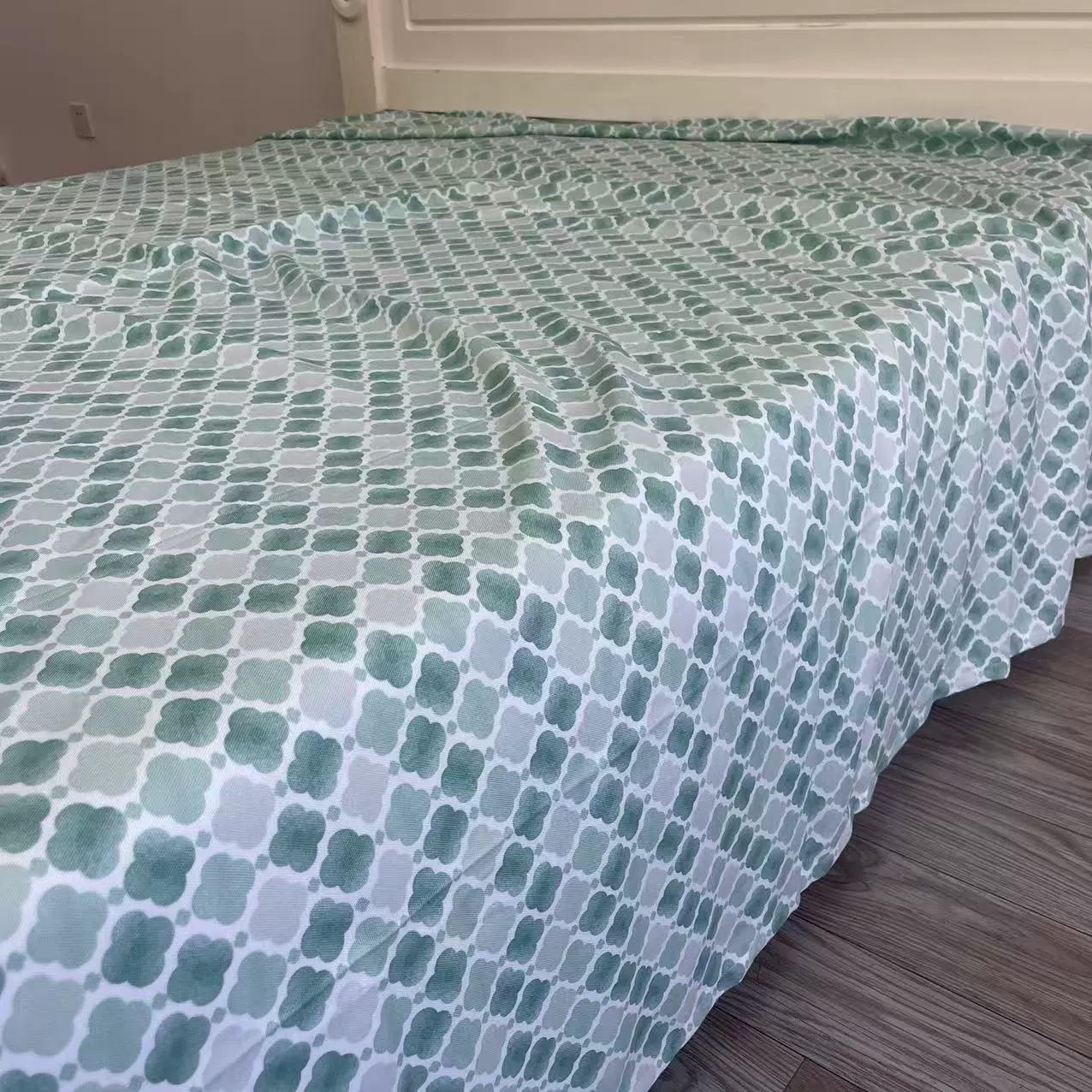Летнее матрас/материал? Нет, исходная фраза: 'Summer mat, sheet, pillowcase, set, 3 piece set, increased thickness'
