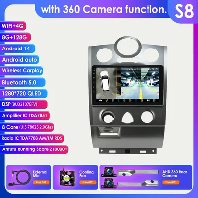 DVD Navigation: Renault Megane 2Nd Generation - with-360-camera-8128g-wifi4g-lte-version-7862-carplay-eight-core-9inch-suitable-for-megane-2nd-generation-bottoms-9inch-frame-set