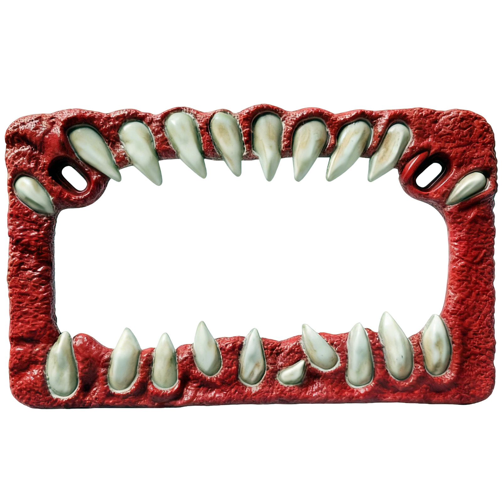 Spot Cross-Border American Standard Creature Teeth Motorcycle License Plate Frame