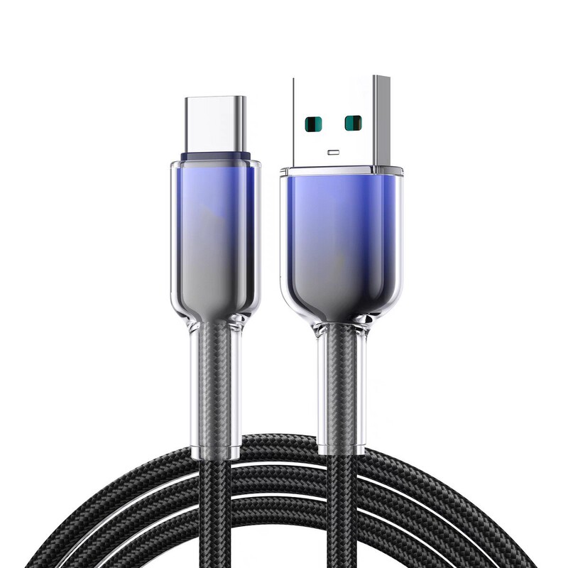 新型氷晶編組超速充USB充電ケーブルは全部30wグラデーションTypec速充データケーブルと互換性があります。|undefined