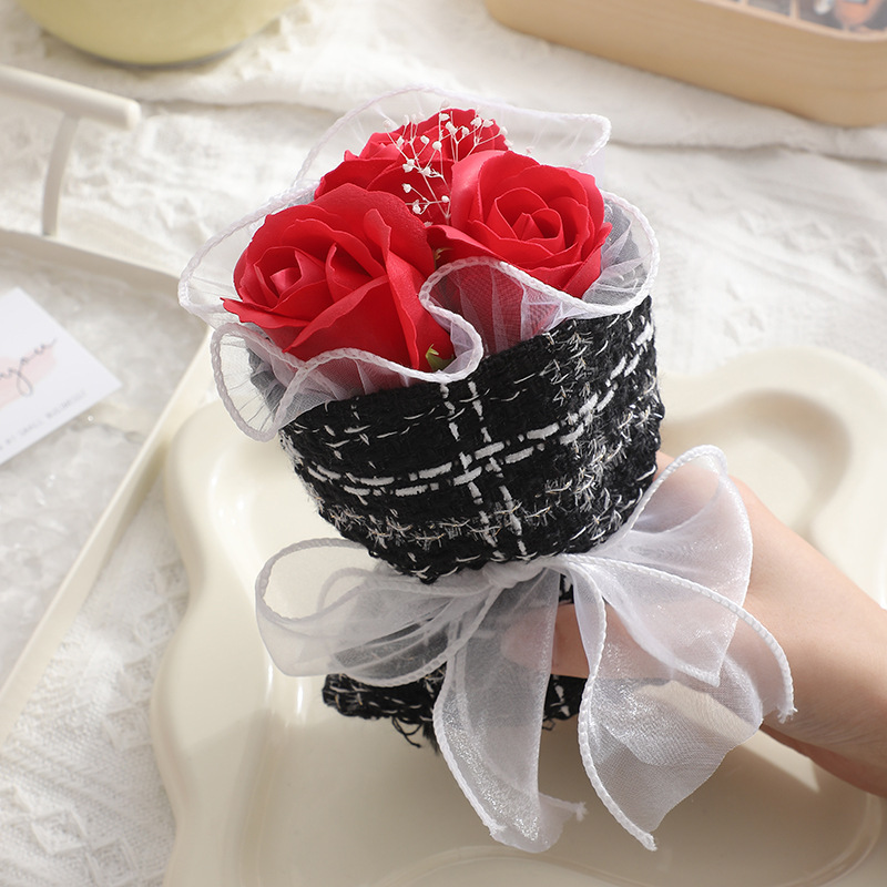 Cute Flower Dried Flower Soap Flower Artificial Flowers display picture 2