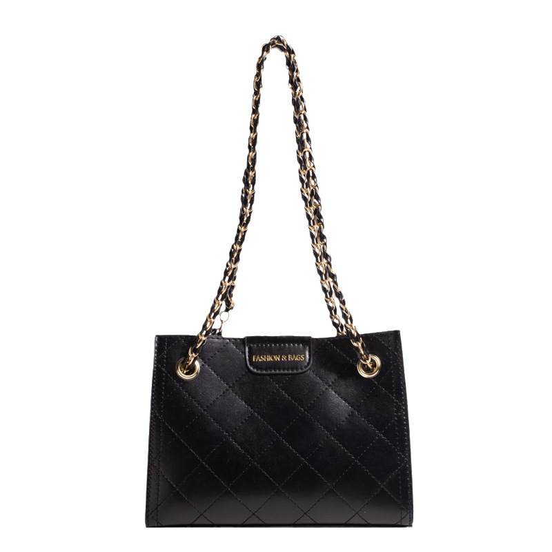 Women Textured Diamond Pattern Shoulder Bag Trendy Crossbody Purse_voghion.com