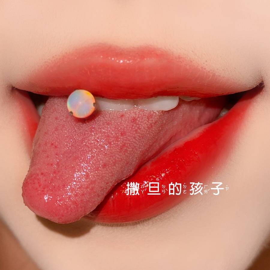 F136 Titanium Alloy Tongue Nail Nebula Opal Tongue Barbell Tongue Ring Piercing Jewelry Wholesale detail image 8
