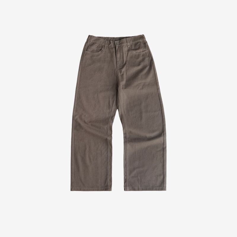 Maminqin New Old Money Style Loose Retro Twill Straight Casual Pants Unisex Versatile Slimming All-Season Long Pants