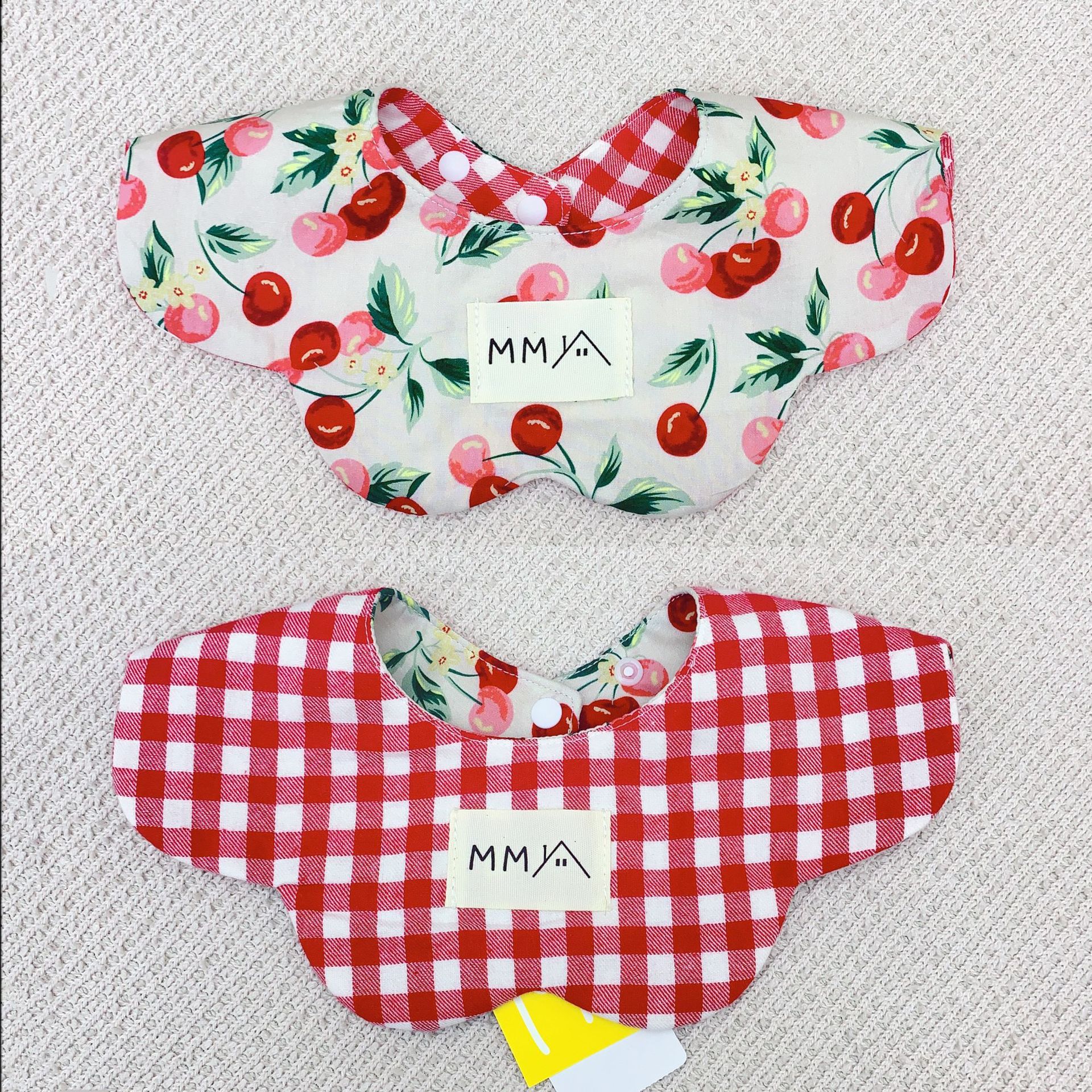 Baby Saliva Towel Pure Cotton Type a Bib Newborn Infant Male and Female Baby Small Bib Waterproof Anti-Vomiting Bib