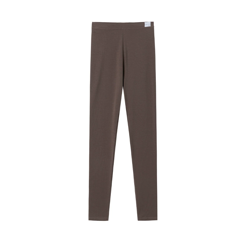 Autumn leggings, demi-season trousers, thin elastic black thermal underwear for yoga, plus size, slim fit