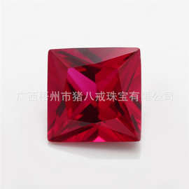5#刚玉 3×3~8×8mm正方形合成刚玉 梧州人工合成宝石裸石