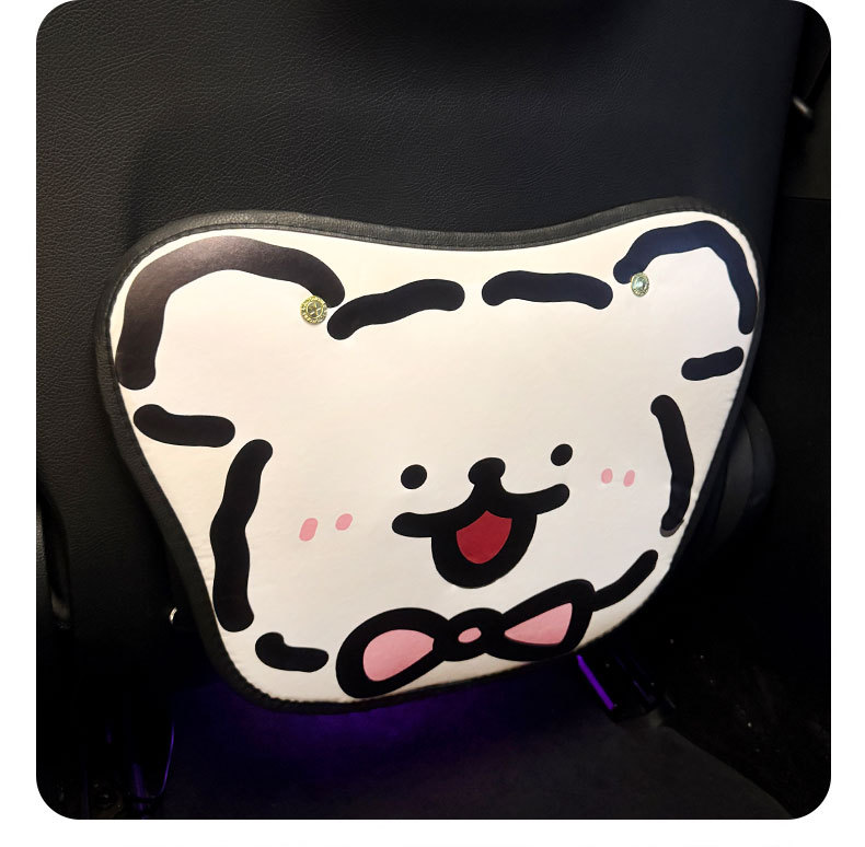 Line Puppy Anti-Kick Pad Universal Rear Seat Back Anti-Dirty Protective Pad Car Rear Seat Protective Pad Anti-Wear Pad