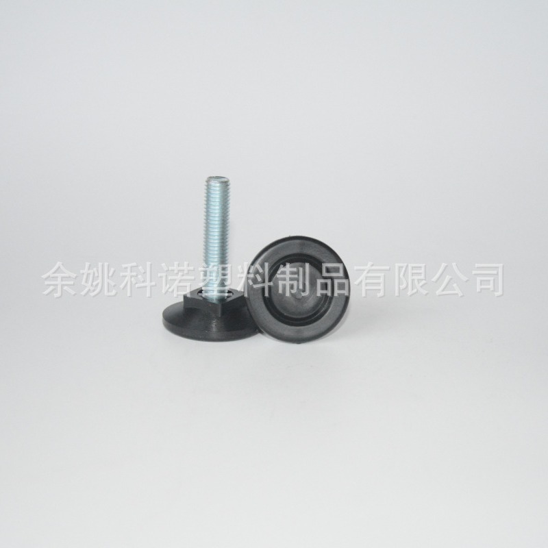 不锈钢杆支撑脚,环保家具脚,方形调节脚,垫脚,注塑型家具脚