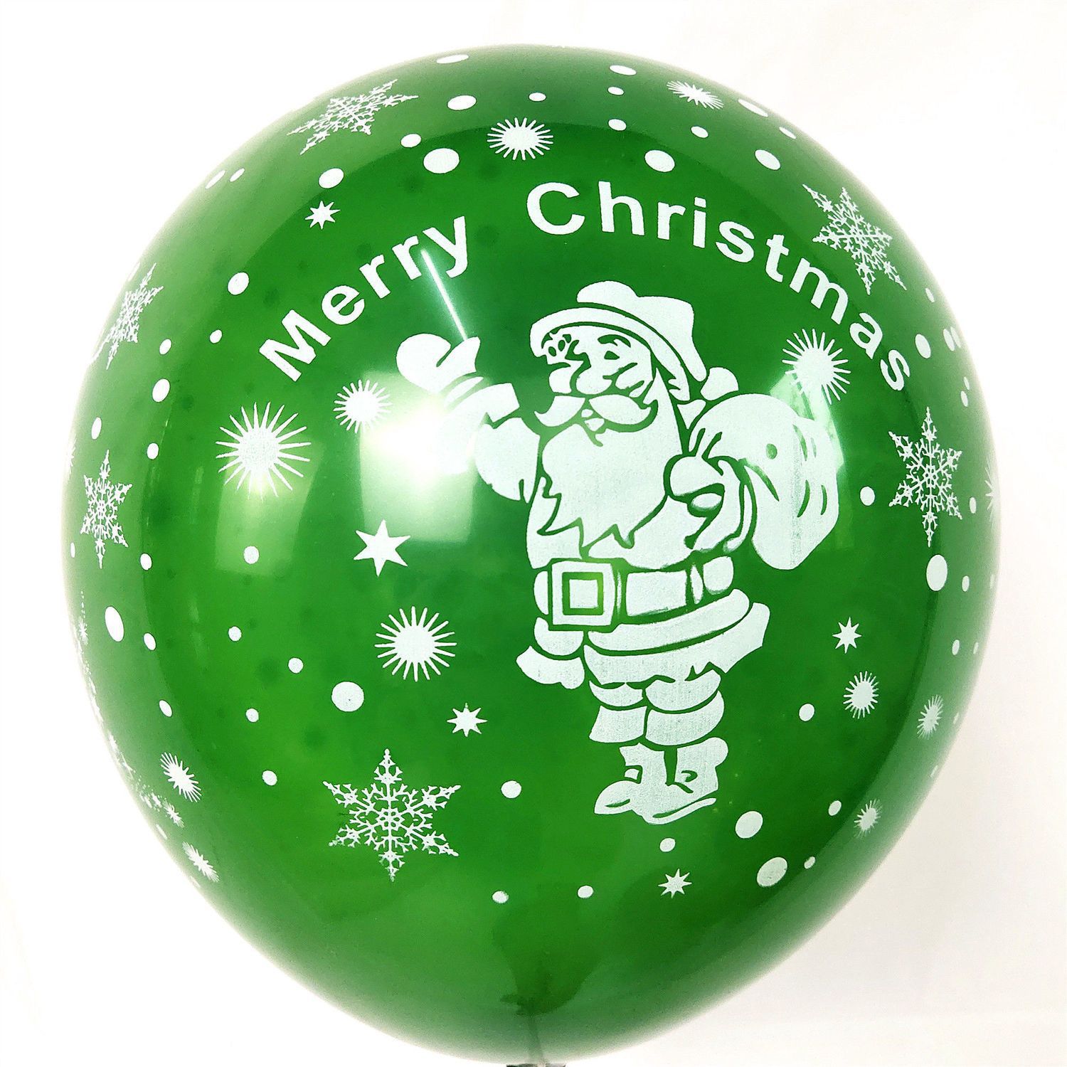 Transfronterizo globo de Navidad al por mayor de 10 pulgadas de 12 pulgadas impreso árbol de Navidad decoración fiesta decoración suministros