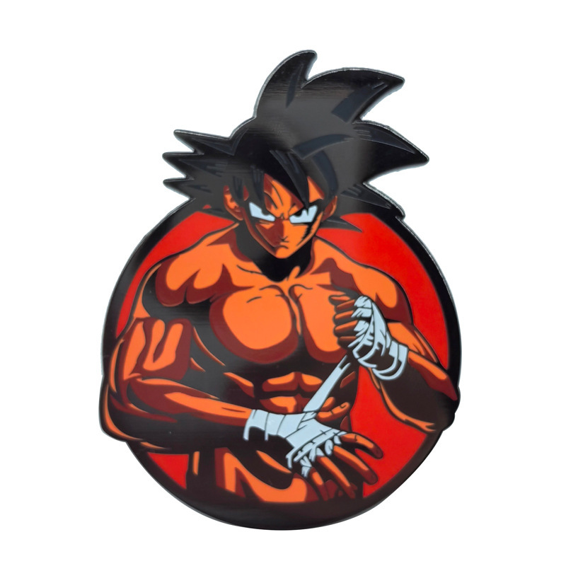 Dragon Ball Goku Metal Badge Fitness Lovers Backpack Decorative Brooch pins Dragon Ball Goku Metal Badge Fitness Lovers Backpack Decorative Brooch pins