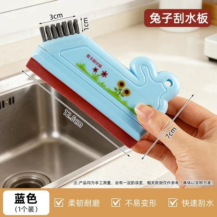 Cepillo Limpiador de Lavabo Dos en Uno de Plástico, Mini, para Baño